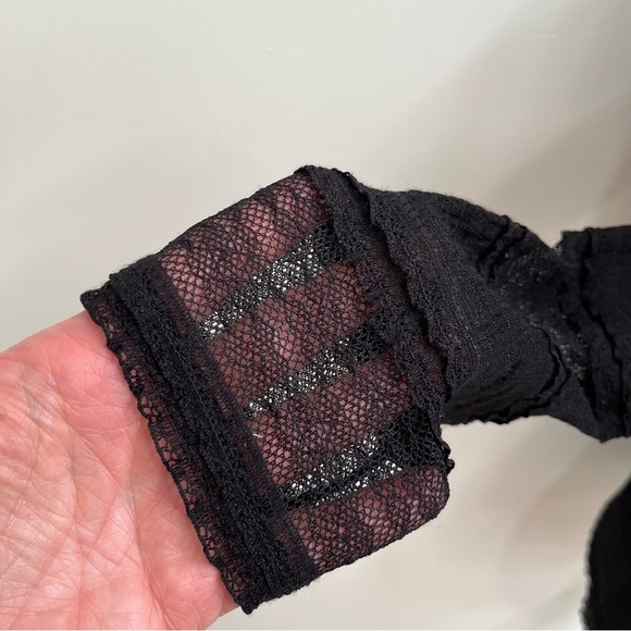 Denim & Supply Ralph Lauren Black Lace Top - Picture 5 of 8